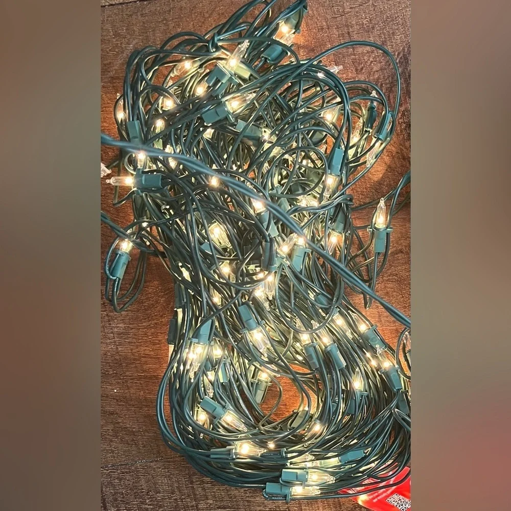 Nwt 150-Count Clear Incandescent Net Christmas Lights indoor outdoor 1 box